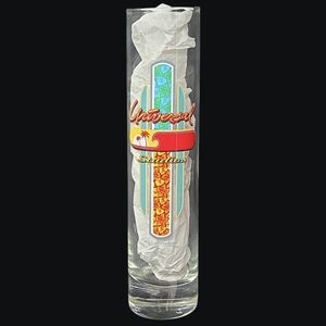 Vintage 90's Universal Studios Collectible Souvenir Tall, Slender Shot Glass
